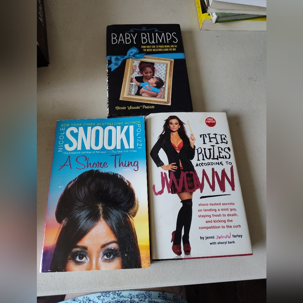3 different Jersey shore Books